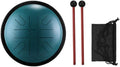 10-inch Steel Tongue Drum 8-Note Drum Travel Drum Percussion Instrument with Mallets for Meditation Yoga (Color : A)