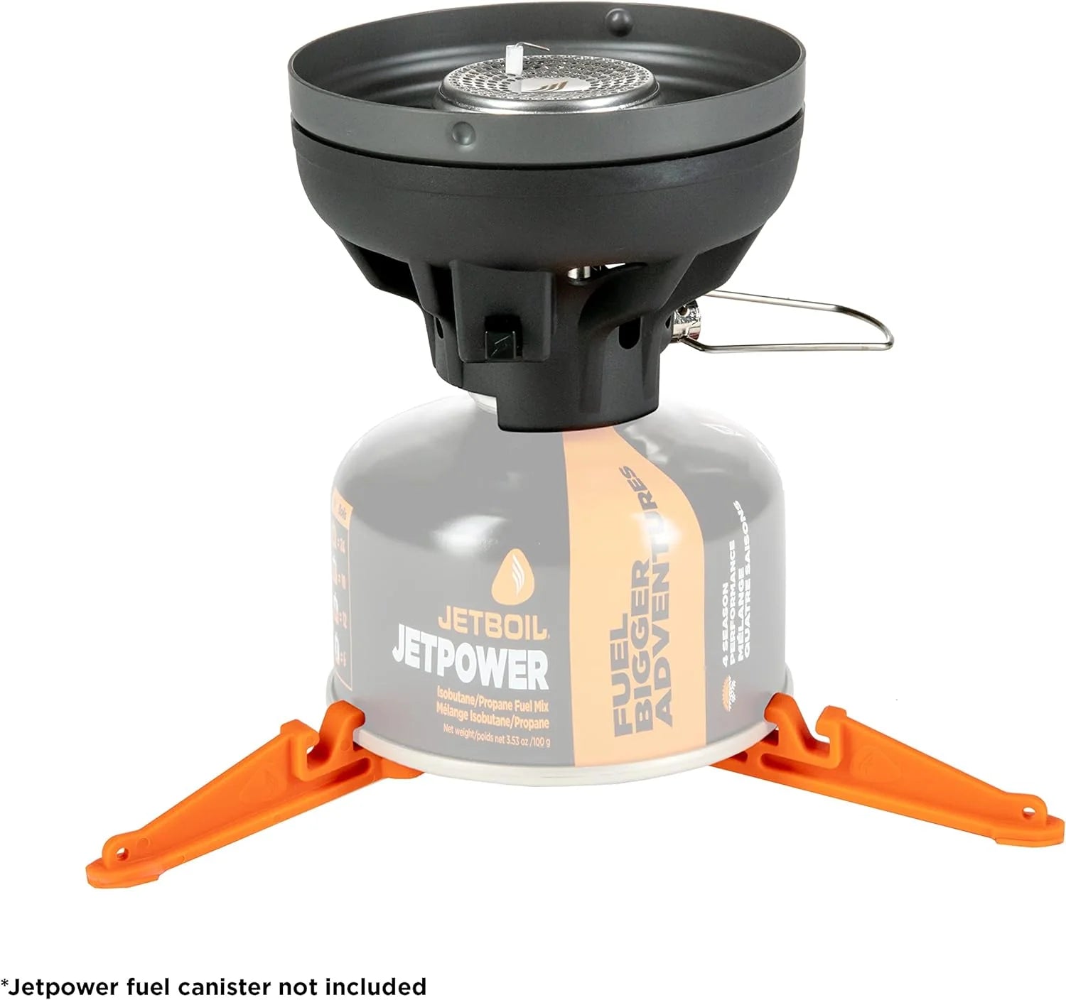 Flash Camping and Backpacking Stove System, Portable Propane/Isobutane Burner with Cooking Cup for Outdoor Trips and Hiking(Mountain Stripes)