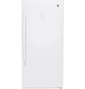 GE 14.1 Cu. ft. White Frost-free Upright Freezer FUF14DLRWW