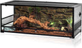 REPTI ZOO 67 Gallon Reptile Terrarium, Sliding Glass Doors, 48"x18"x18"
