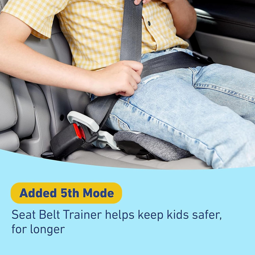 4Ever DLX 4-in-1 Car Seat, Charlie | Infant to Toddler Car Seat, with 10 Years of Use | Rear-Facing, Forward-Facing and Booster Modes | Safe, Comfortable and Convenient(5-in-1/Harrison)