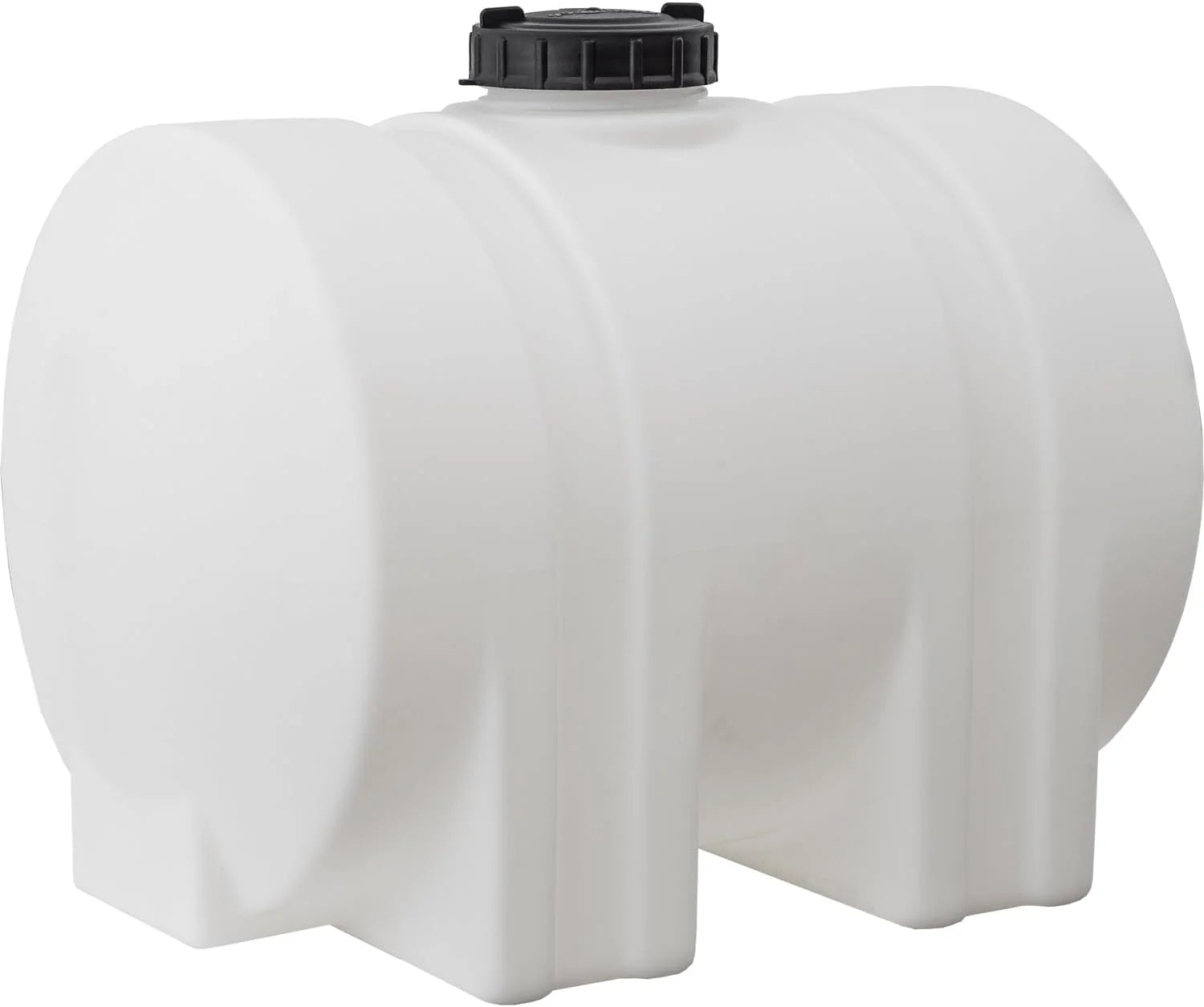 Horizontal Polyethylene Reservoir Water Tank with Legs, 550 Gallon, Made in the USA, Poly Tank for Water and Non-Flammable Liquids, Rust and Corrosion Proof(550 gallon)