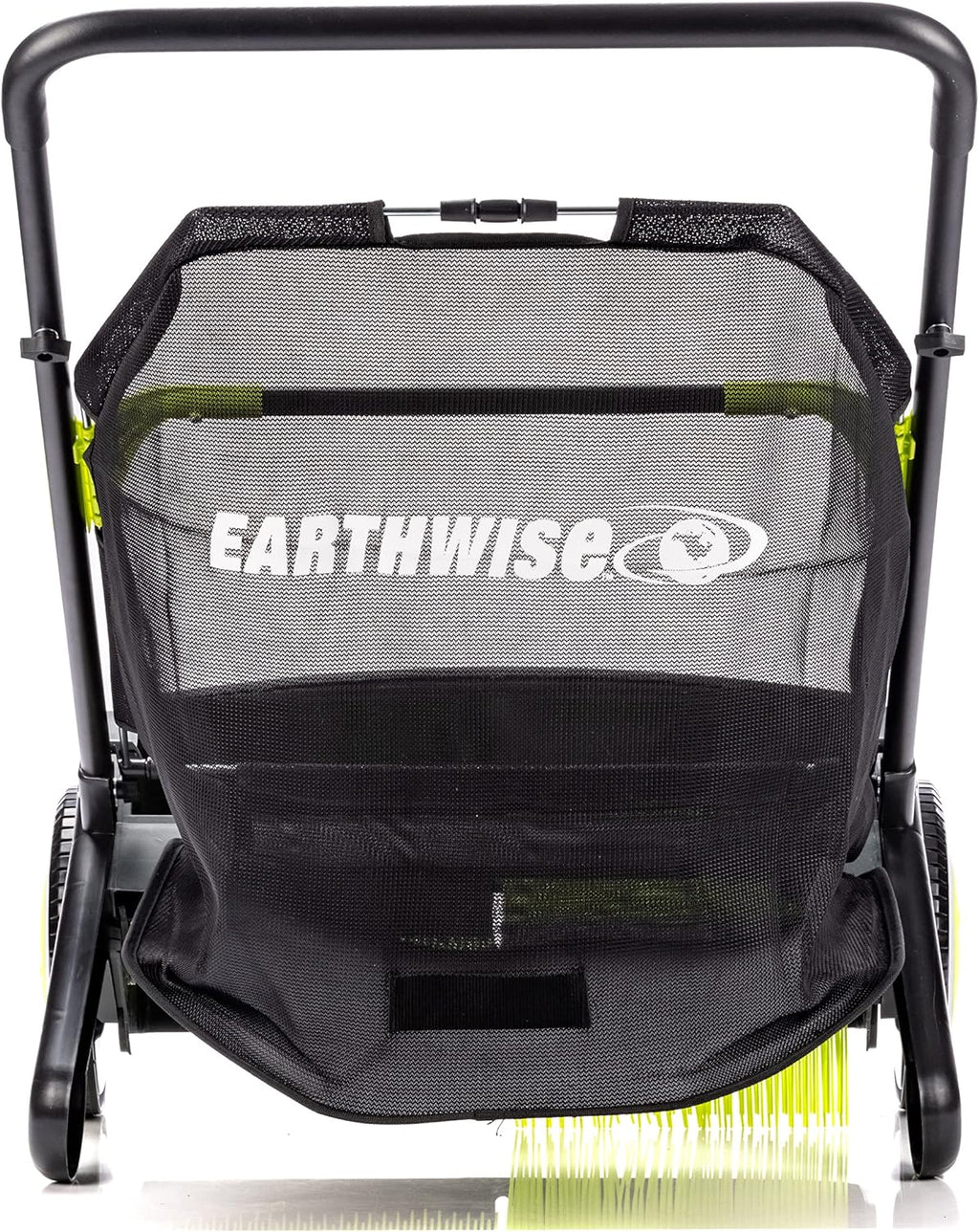 21-Inch Width Leaf  Grass Push Lawn Sweeper, Black