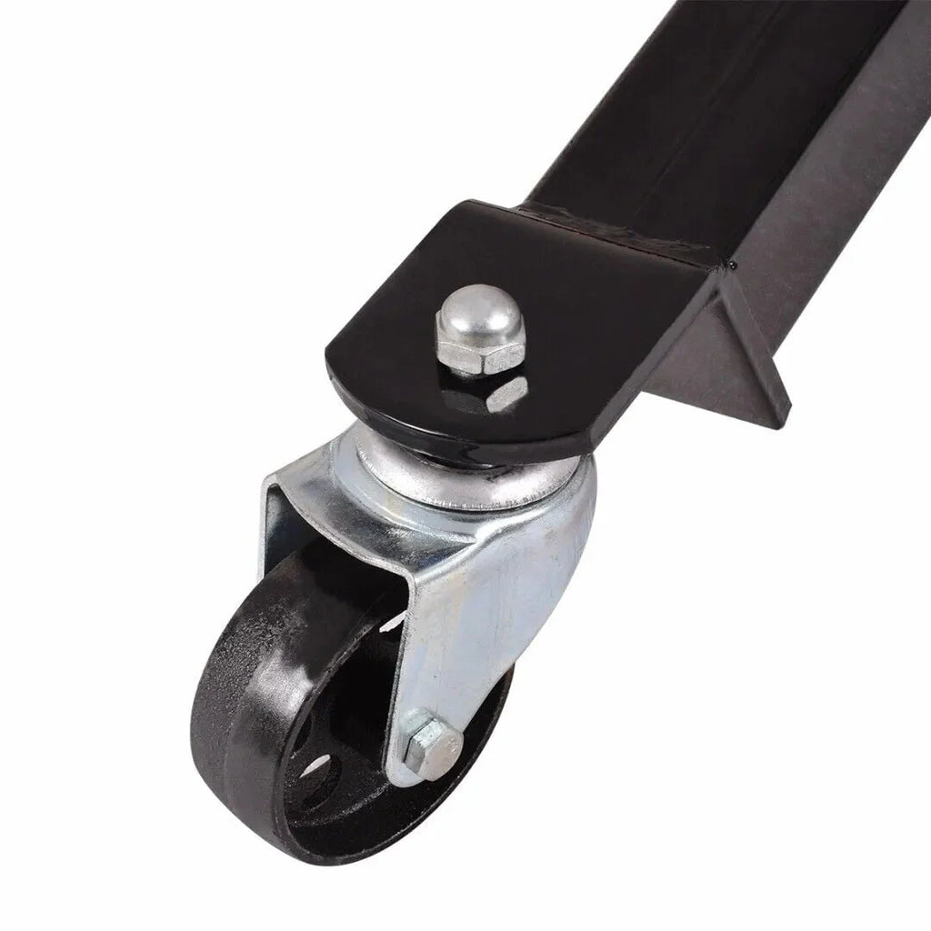 Hydraulic Car Transmission Jack Vertical Lift,1660 Pounds,360°Rotating Wheel Lift,Red