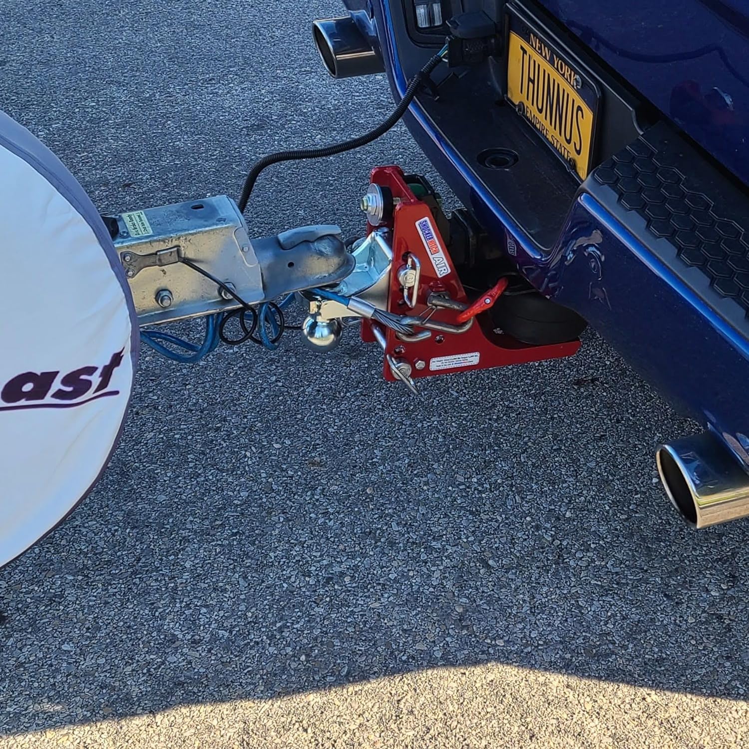 Air Hitch with Combo Ball Mount (2"  2-5/16" Balls), Fits 2" Hitch - 12,000 lbs(Fits 2)