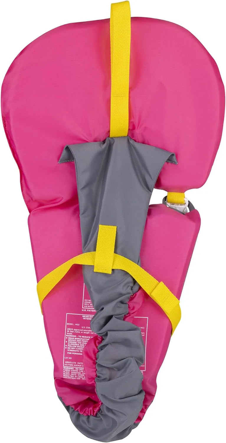 Lnfant Baby-Safe USCG Approved Life Jacket(Pink)