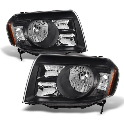 '- Change the pair Settings for Honda Pilot SUV black headlight driver left + passenger right(Black Housing)