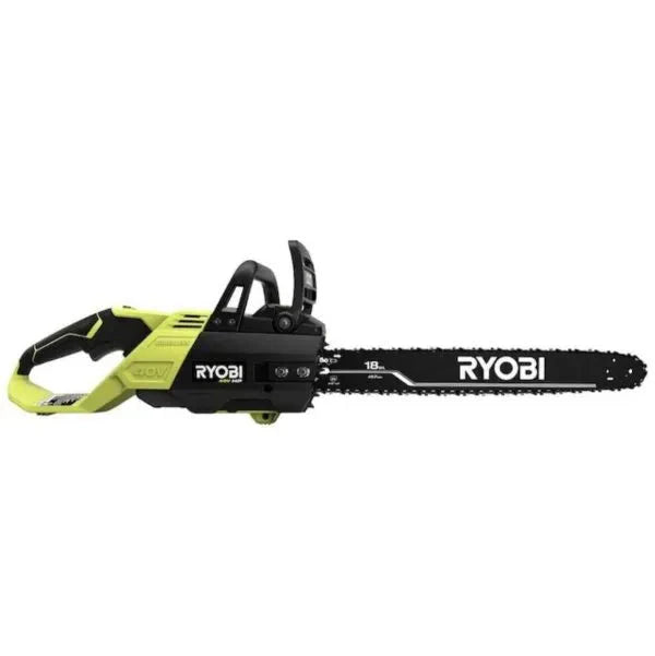 Ryobi 18" 40V Cordless Chainsaw Kit with Battery  Charger, Green
