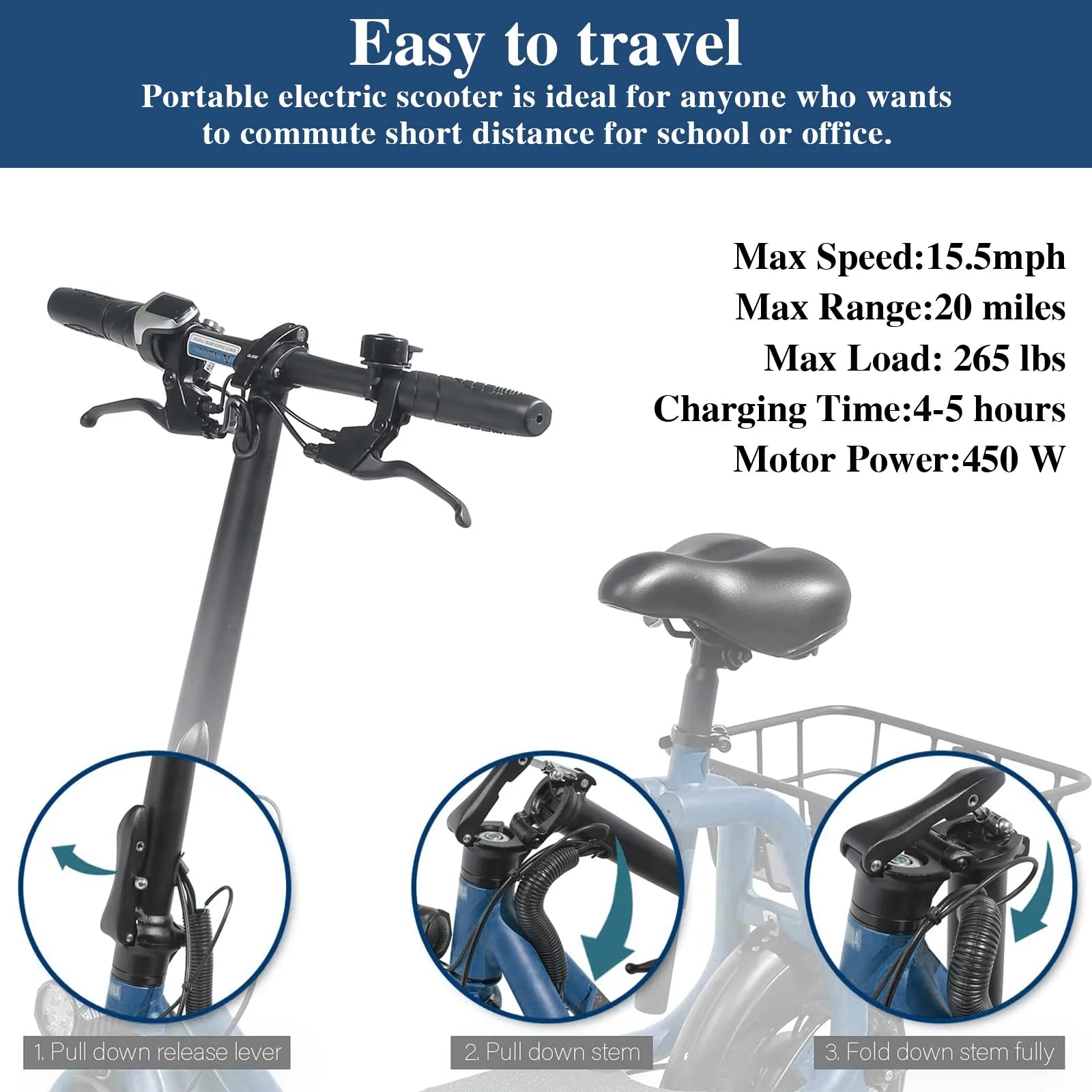 Electric Portable Lightweight Electronic(Metallic Black)