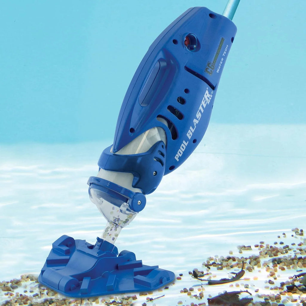 POOL BLASTER Max Cordless Pool Vacuum for Deep Cleaning  Strong Suction, Handheld Rechargeable Swimming Pool Cleaner for Inground and Above Ground Pools, Hoseless Pool Vac by Water Tech(Max)