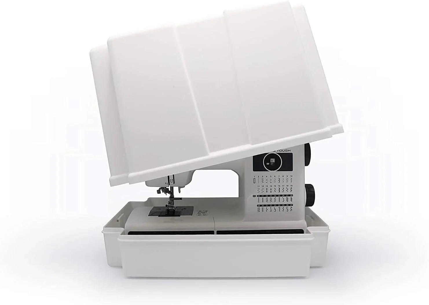 Brother Sewing and Quilting Machine, Computerized, 165 Built-in Stitches, LCD Display, Wide Table, 8 Included Presser Feet, White, 20x12x17(XR9550 - New Model)