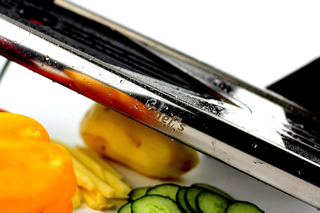 Advanced V-Shaped Stainless Steel Food Slicer, 6 Blades  Accessories