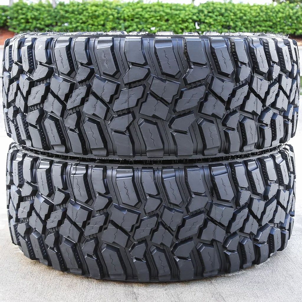 A pair of 2 (two) models of STT professional LT 35X12.50R20 121Q E (10 layers) off-road tires (MT/M/T type off-road tires)