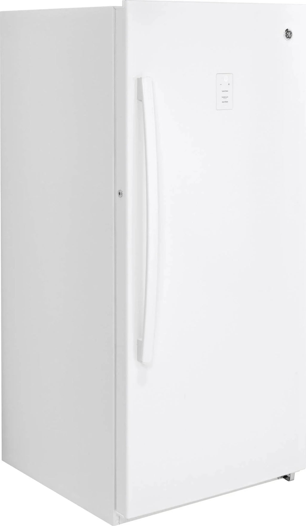 GE 14.1 Cu. ft. White Frost-free Upright Freezer FUF14DLRWW
