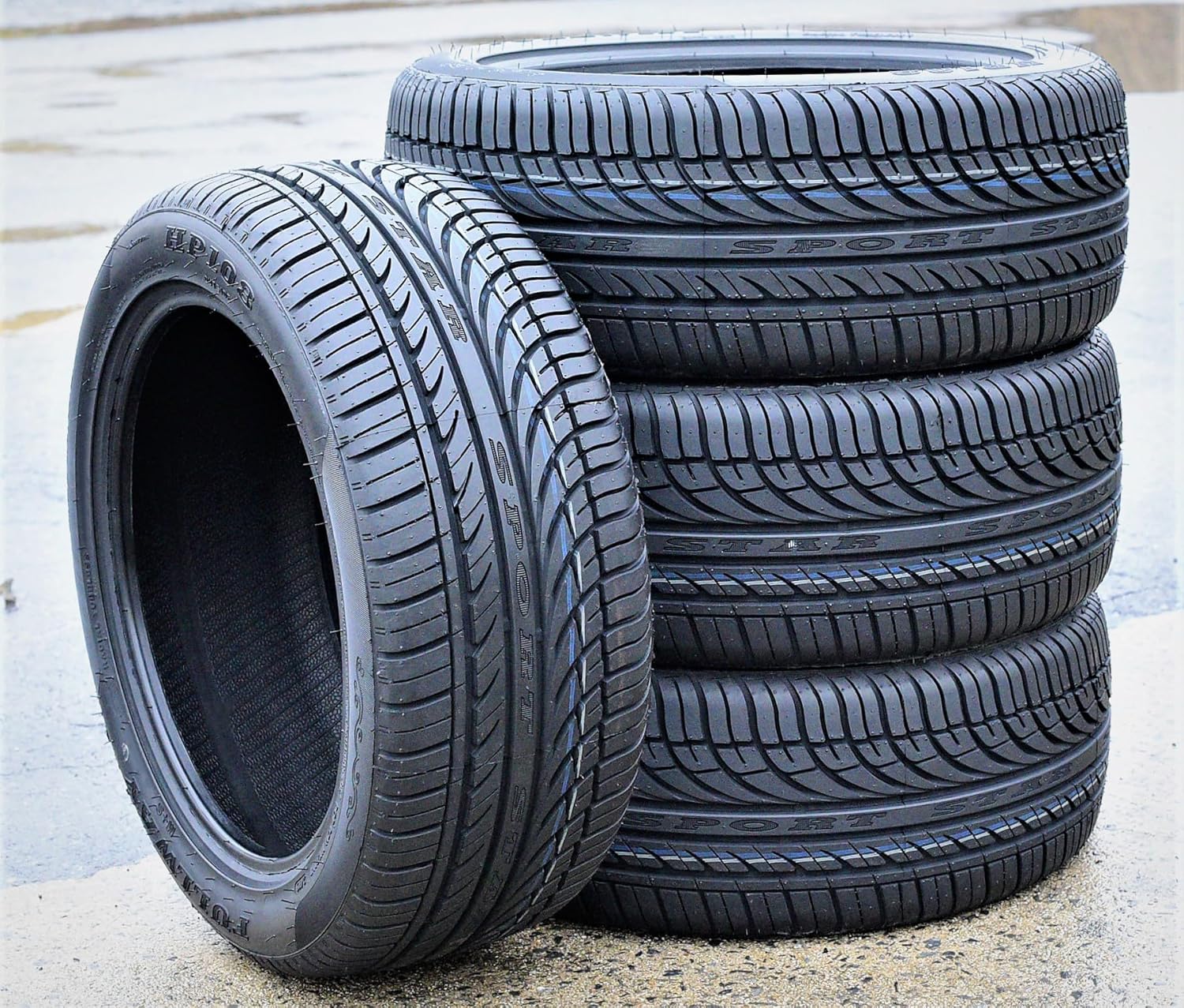 Set of 4 F215/60R16 All-Season Radial Tires, 99V Load Range XL, 4-Ply BSW, UTQG 380AA