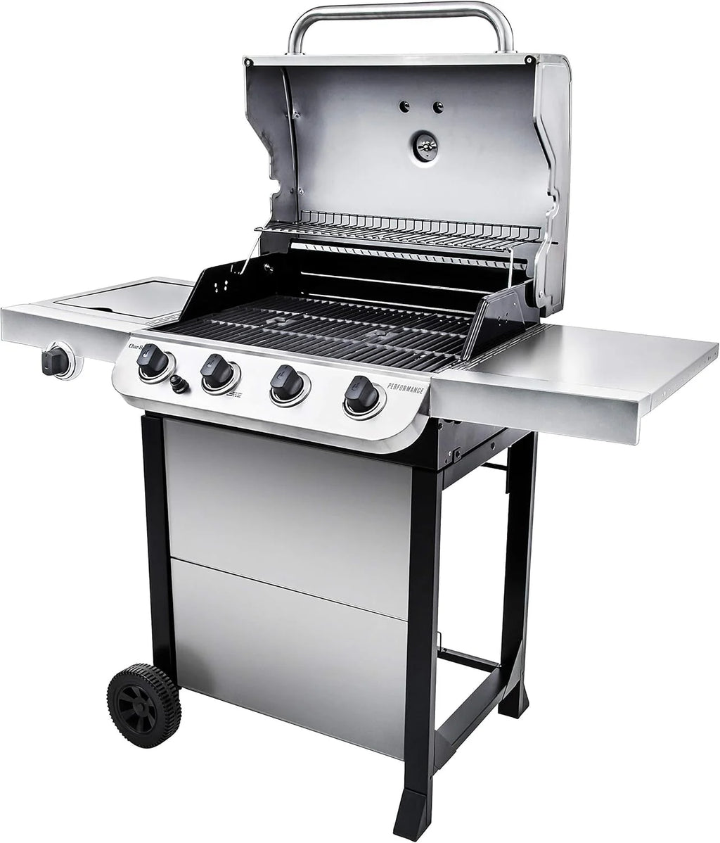 Performance Series Convective 4-Burner with Side Burner Cart Propane Gas Stainless Steel Grill - 463377319(Performance Series Convective 4-Burner with Side Burner Cart)