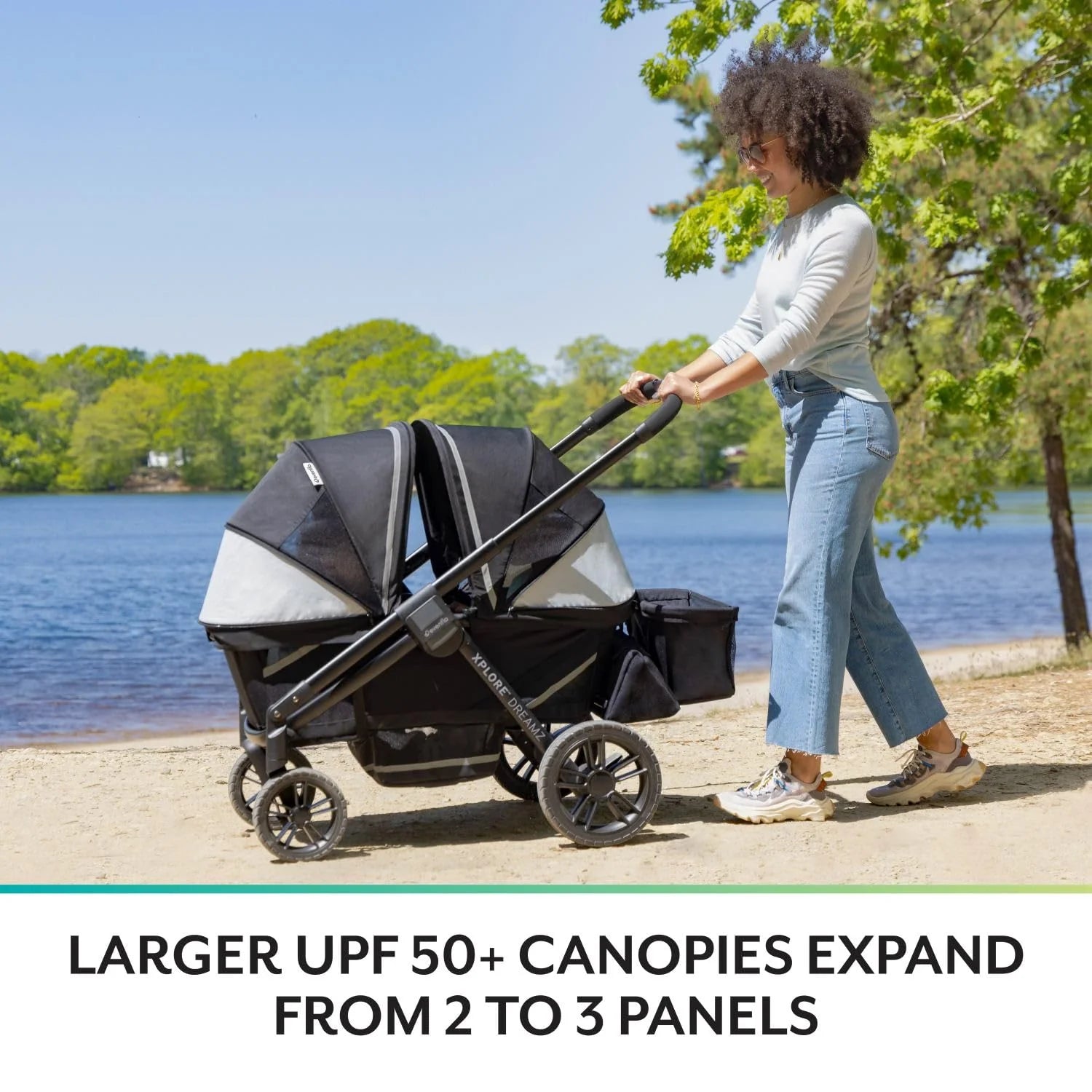 Evenflo Pivot Xplore All-Terrain Stroller Wagon (Wayfarer Black)(Pivot Xplore/Ranger Green)