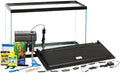 Complete LED Aquarium 55 Gallons, Includes LED Lighting, Filtration, Heater and Accessories(29 Gallons)