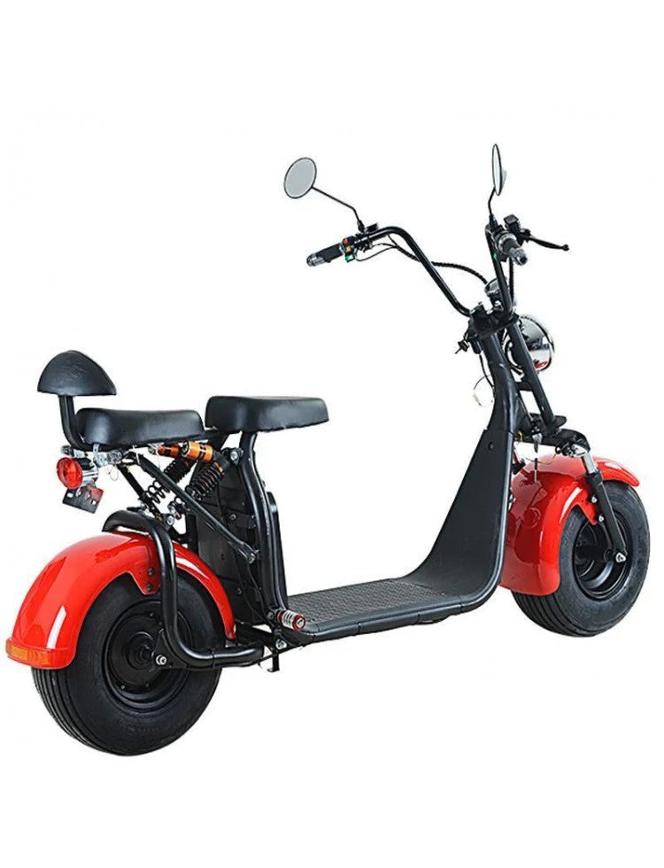Fanco CITY COCO RANGE 2 AUTONOMIE 110 KM 1500 WATTS 40AH HOMOLOGUéE ROUTE(Rouge)