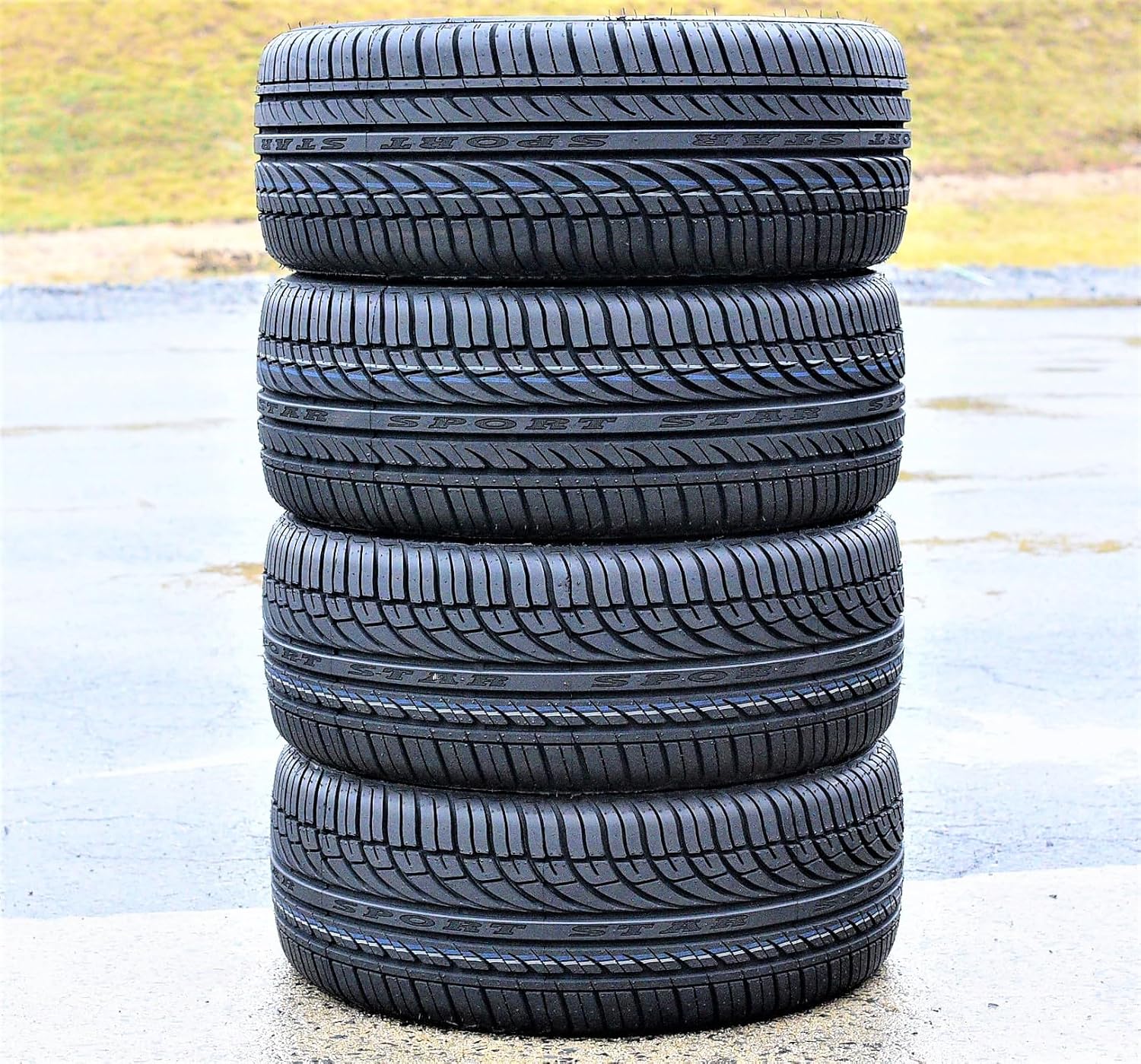 Set of 4 215/60R16 All-Season Radial Tires, 99V Load Range XL, 4-Ply BSW, UTQG 380AA
