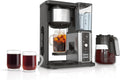 Single Serve Coffee Machine with Rapid Cold Brew, 4 Brew Styles, 8 Sizes, 12-Cup Carafe, Permanent Filter  Removable Water Tank (Black)