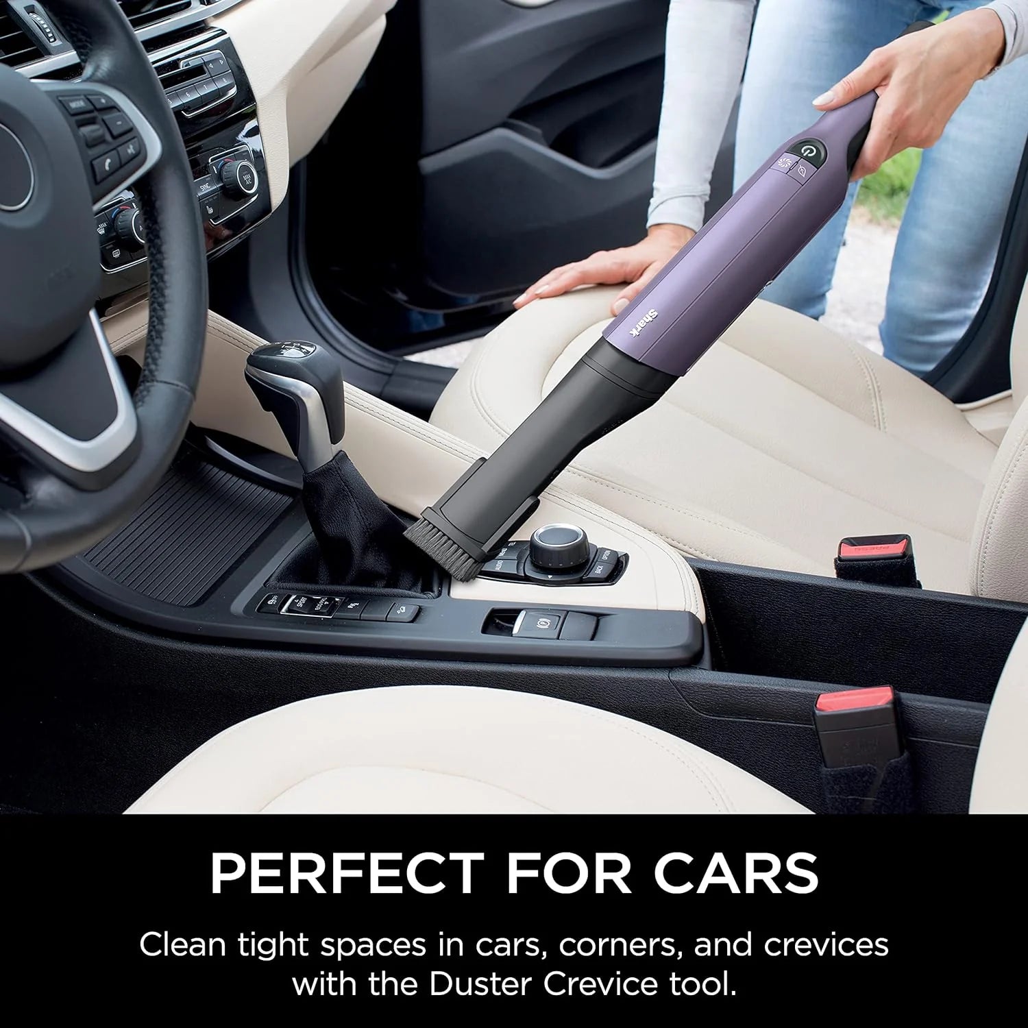 Cordless Hand Vacuum, Ultra-Lightweight and Portable with Powerful Suction and Tools for Pets, Designed for Car and Home, Purple (Renewed)