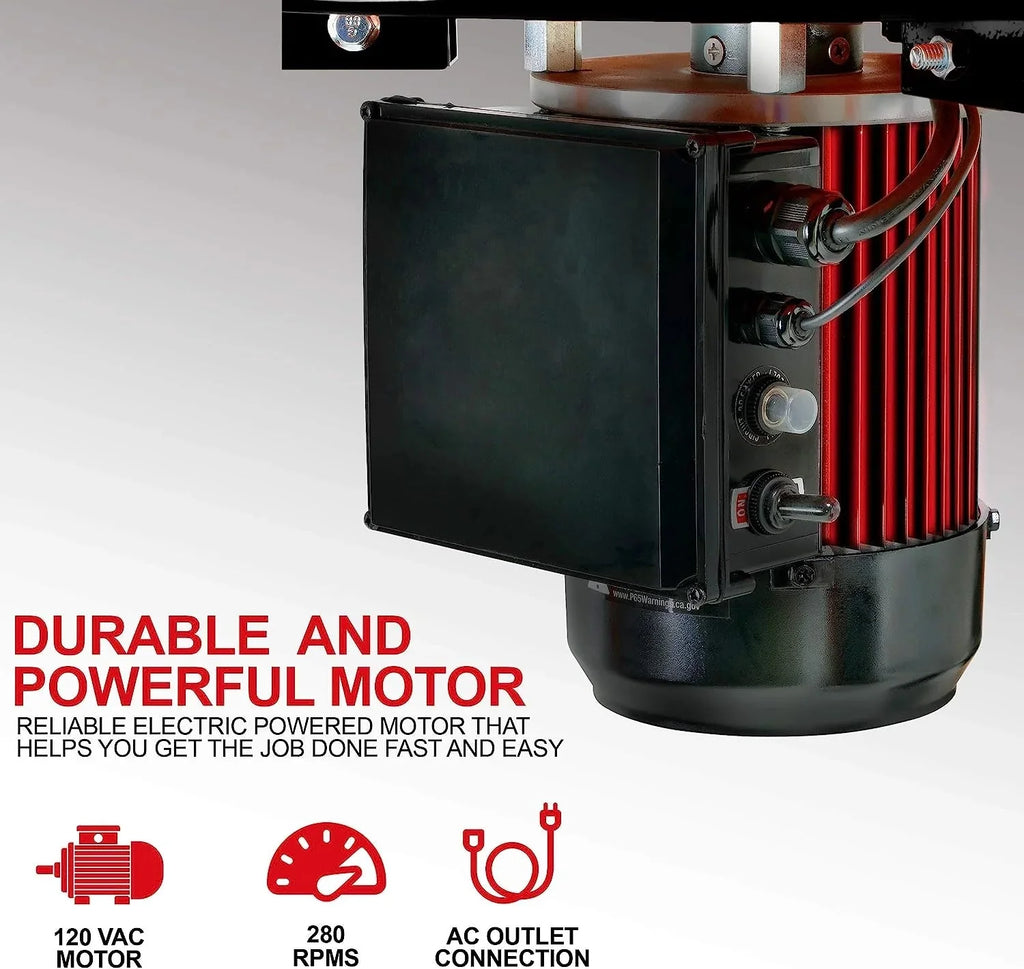 Kitchener Chicken Plucker De-Feather Remover Poultry and Fowl Food Processor Electric Stainless Steel Heavy Duty 1HP 120VAC 280RPM GFCI Connector 92 Soft Fingers 20" Drum Diameter