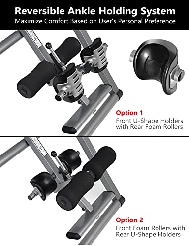 INNOVA HEALTH AND FITNESS ITX9600 Heavy Duty Inversion Table, Standard Ankle Holding System