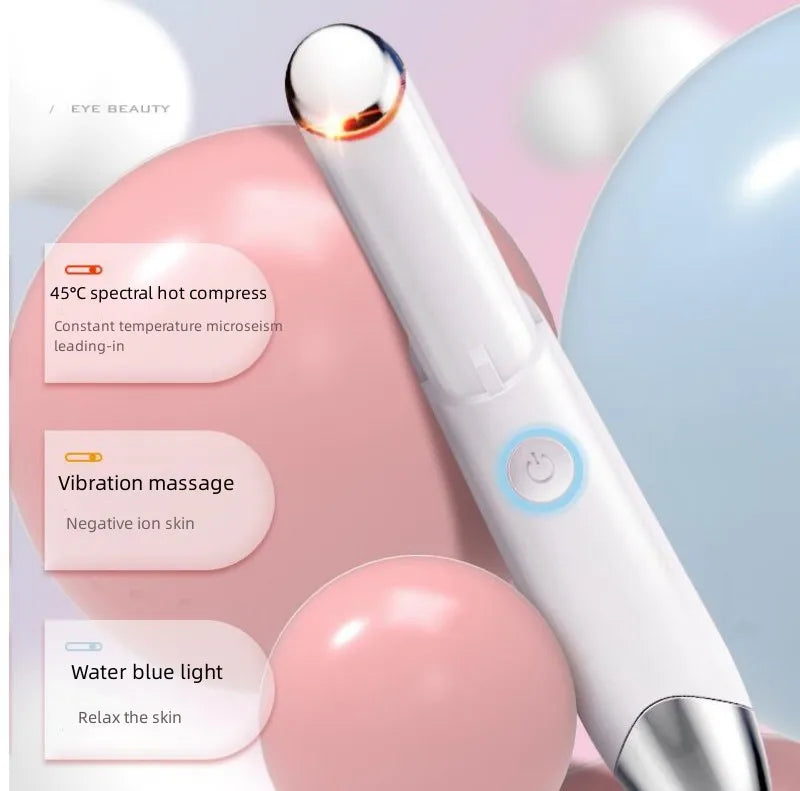 20pcs eye beauty instrument eye massage pen beauty instrument vibration hot compress multifunctional eye massage stick.
