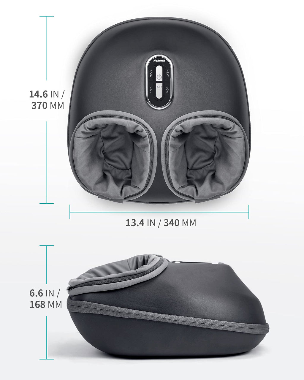 Nekteck Shiatsu Foot Massager Machine with Soothing Heat