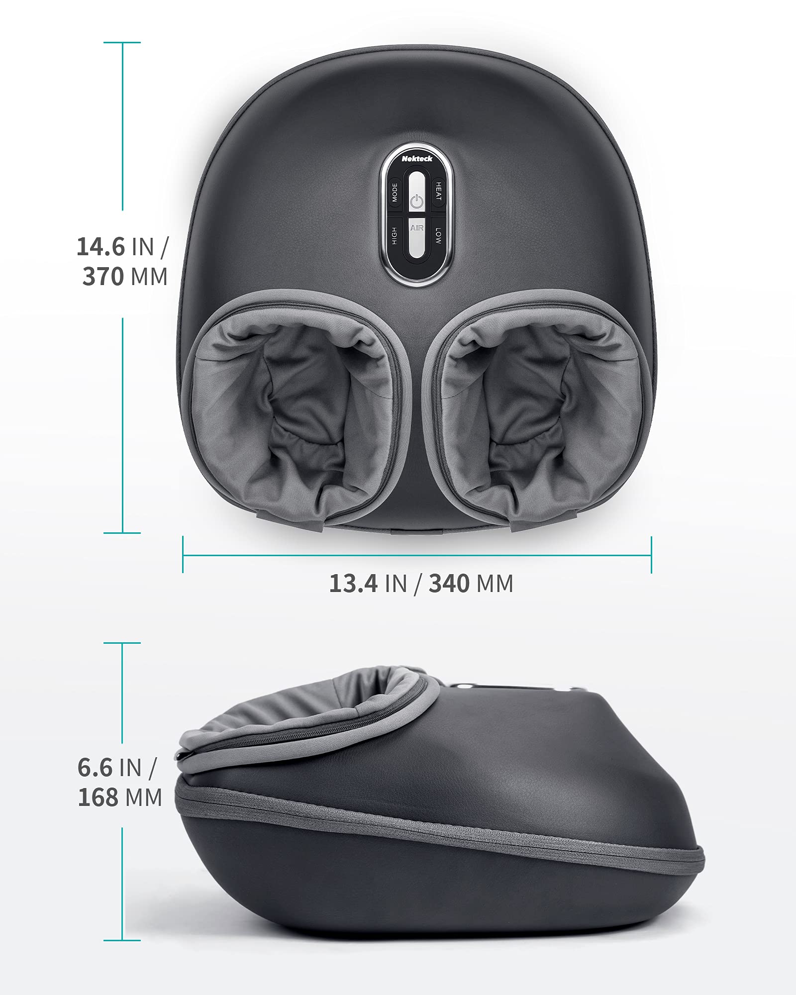 Nekteck Shiatsu Foot Massager Machine with Soothing Heat