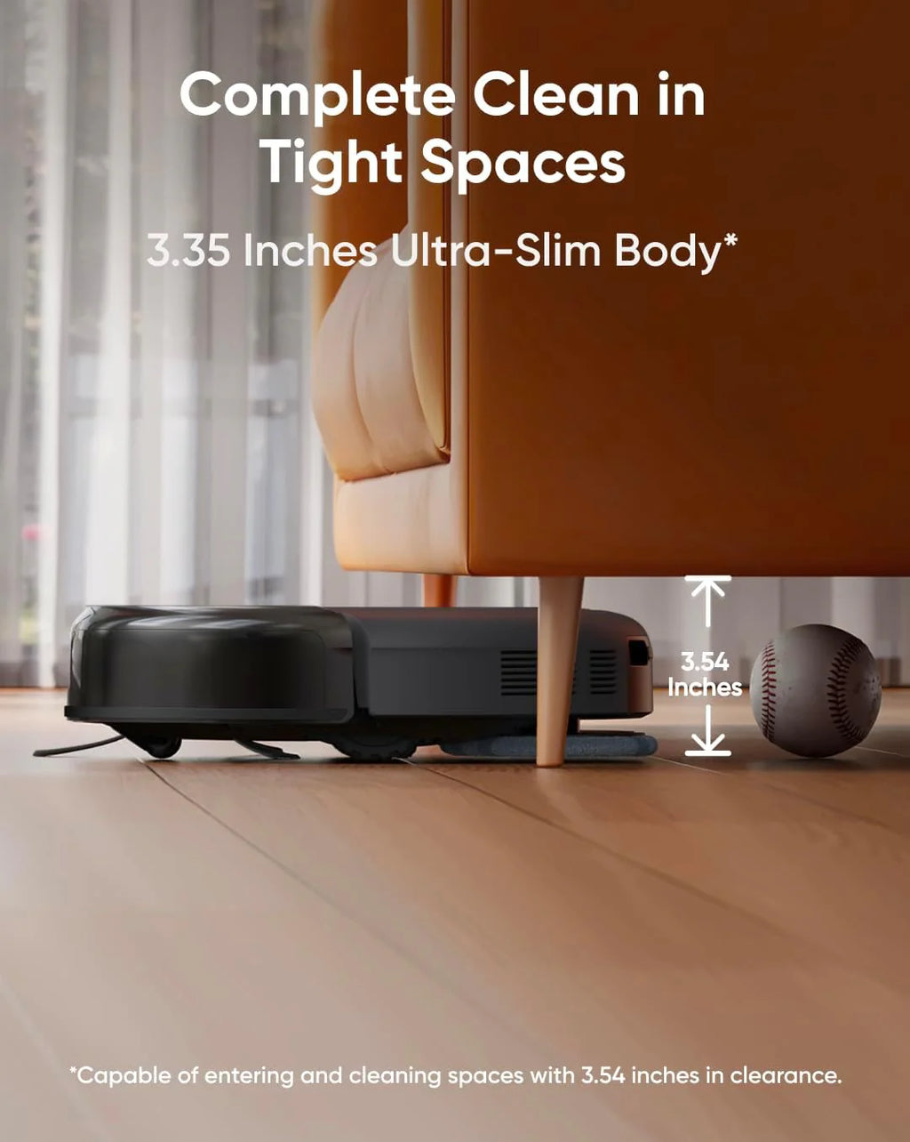 Robot Vacuum C10 with Self Emptying Station, Up to 60 Days Hands Free Cleaning, Edge Expansion Brush, 4000Pa Powerful Suction, 2.85-Inch Ultra-Slim Body, Smart Mapping, Lidar Navigation(Omni C20)