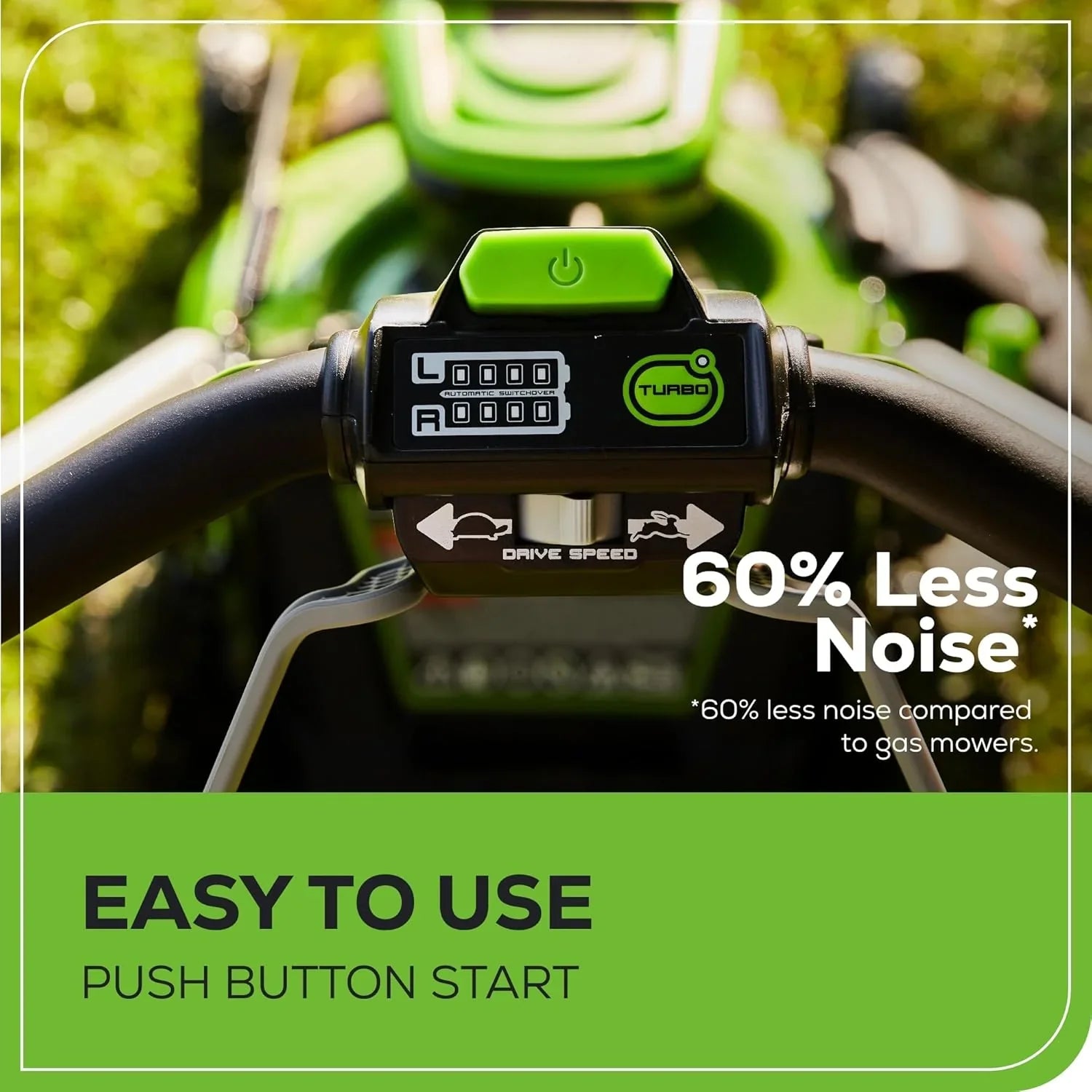 60V 21 Cordless (Self-Propelled) Lawn Mower , 2 x 4.0Ah Batteries and Dual Port Rapid Charger(60V 21)