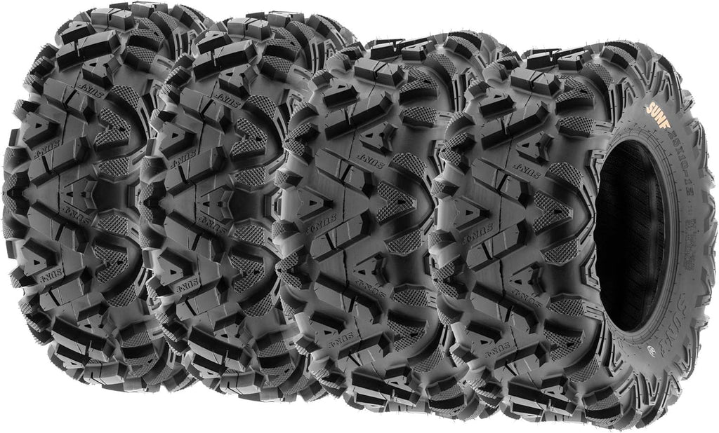 I ATV/UTV all-terrain Tires 25x8-12 Front  25x10-12 Rear Set of 4 A033 6-PR Tubeless