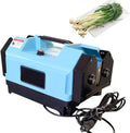 Electric Double Head Garlic Root Cutter Top Tails Remover Machine Blue(Blue)