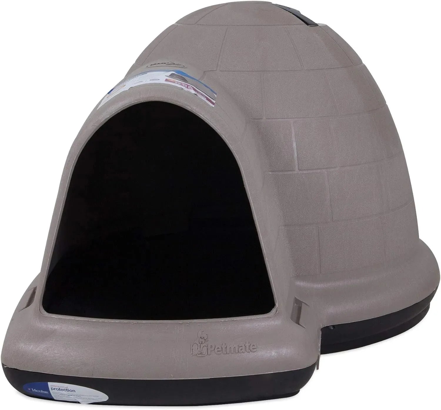 Petmate Indigo Dog House (Igloo Dog House, Made in USA with 90% Recycled Materials, All Weather Protection Pet Shelter) for XL Dogs 90 to 125 pounds, Made in USA(Default Title)