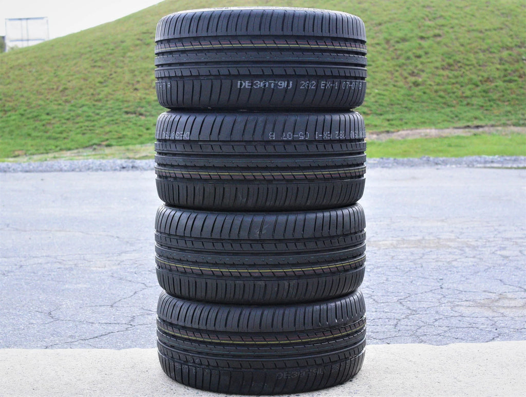 A set of four (four) 255/35R19 ZR 96Y XL full season performance tires fit: 2013 Audi A4 Quattro Premium Plus, 2009-14 Audi A4 base