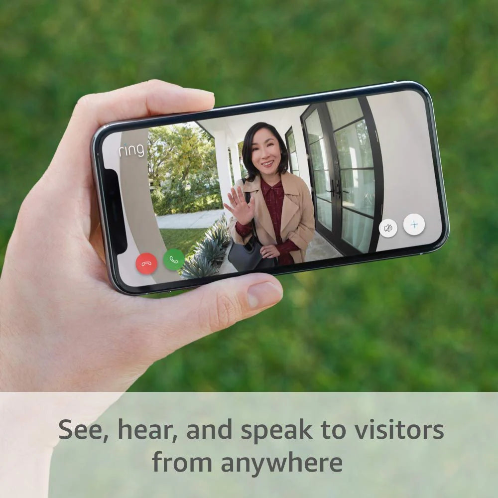 Ring Video Doorbell with Ring Stick Up Cam (White) and Ring Alarm 8-piece (White)(Venetian Bronze/with Ring Stick Up Cam and Alarm 8PC)