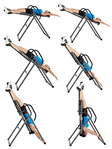 INNOVA HEALTH AND FITNESS ITX9600 Heavy Duty Inversion Table, Standard Ankle Holding System