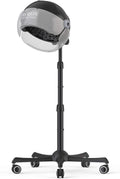 Hooded Dryer - 1875W Bonnet Hair Dryer - Sit Under Hair Dryer for Home and Salon - Auto Hair Dryer Hood with 3 temperature settings - Standing Hair Dryer - Portable Hair Dryer(Transparency)