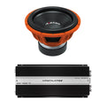 Deaf Bonce Car Audio 15" 2Ohm Avatar Subwoofer STU-1546-D2Monoblock Amp Package New