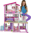 Barbie DreamHouse Dollhouse with Elevator, Pool, Lights  70+ Accessories 3-Story Playset