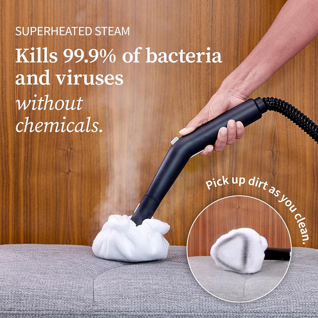 Neat Steam Cleaner Powerful Multipurpose Portable Steamer for Floors, Cars, Tiles Grout Cleaning Chemical Free Disinfection Kills 99.99%* of Bacteria and Viruses(Neat with Advanced Cleaning Pack)