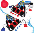 SKIP NN' HOLE Fun Pool Game for Adults and Family | Stonne Skipping Meets Swimming Pool Cornhole Game Floating | Fun For All Ages, Easy Setup, Well Made | Portable Water and Lake Toy |