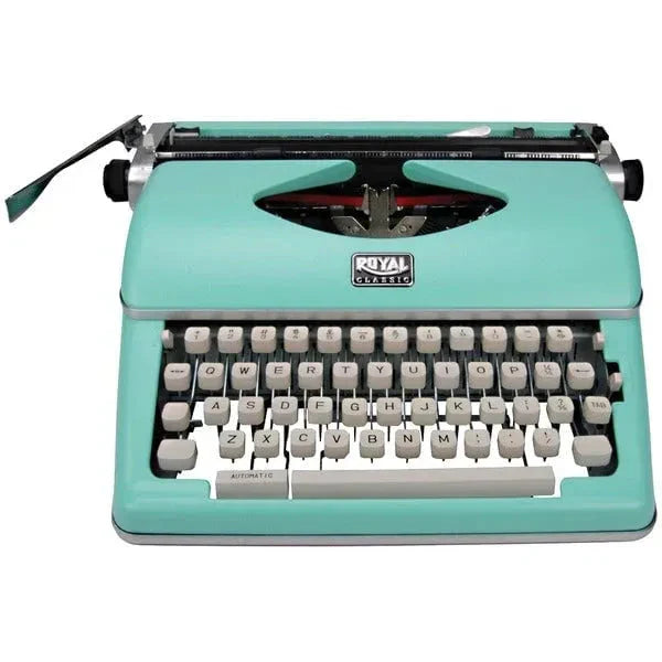 Royal Classic Manual Typewriter(Mint Green)