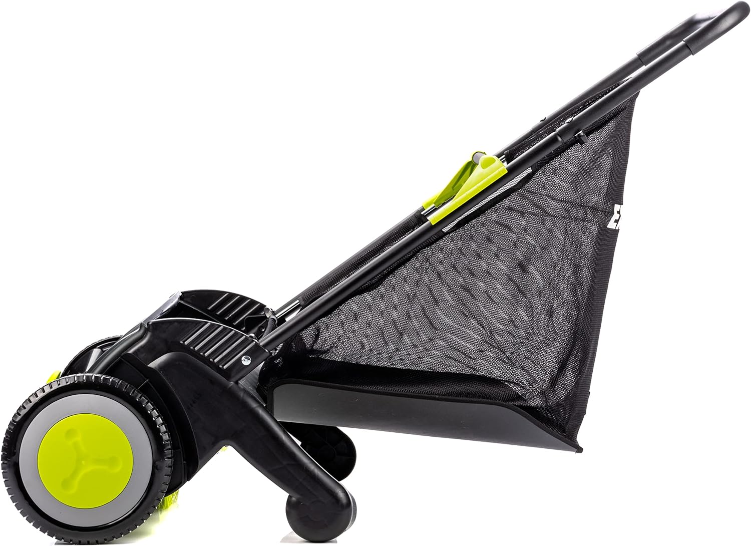 21-Inch Width Leaf  Grass Push Lawn Sweeper, Black