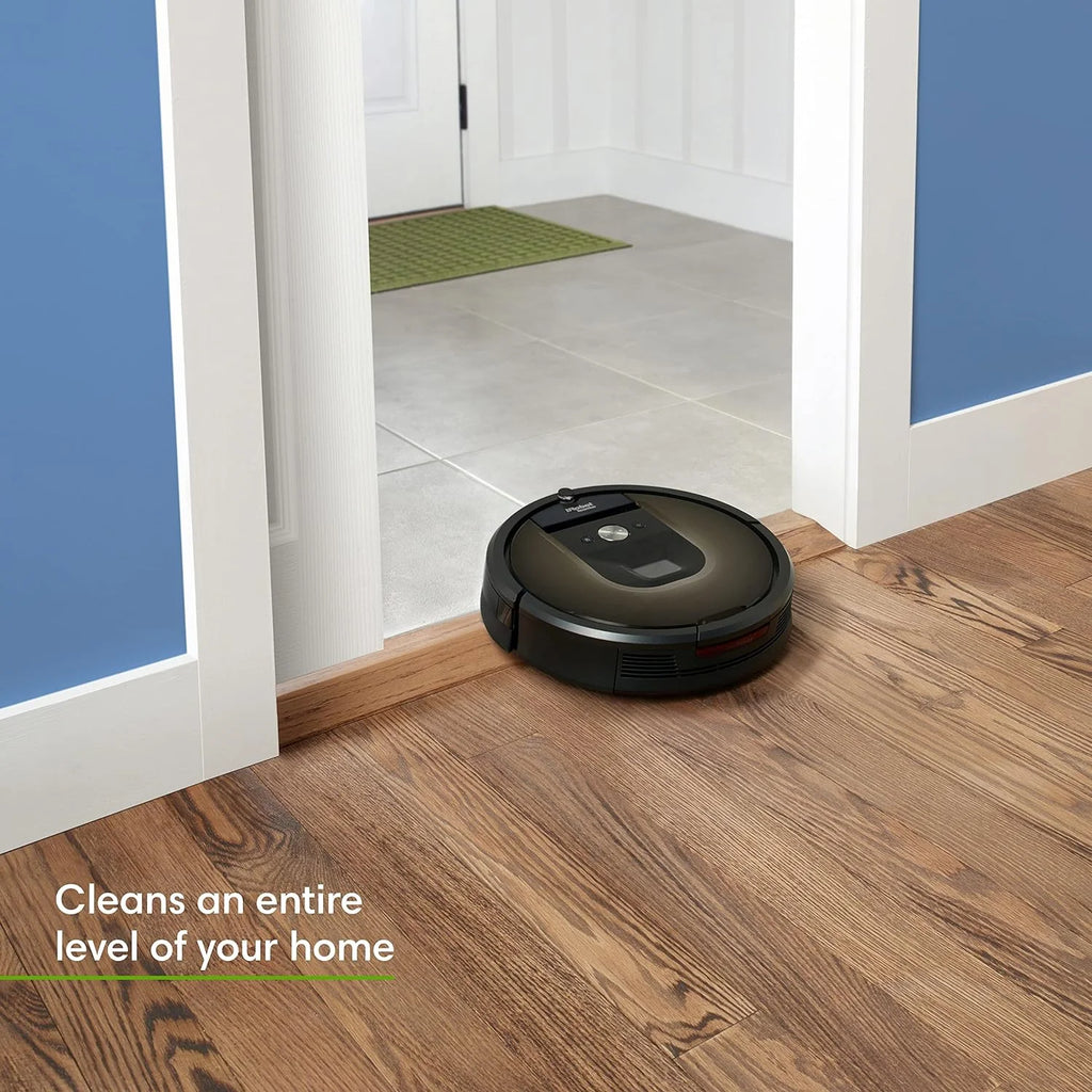 Robot Vacuum-Wi-Fi Connected Mapping, Works with Alexa, Ideal for Pet Hair, Carpets, Hard Floors, Power Boost Technology(Roomba 981)