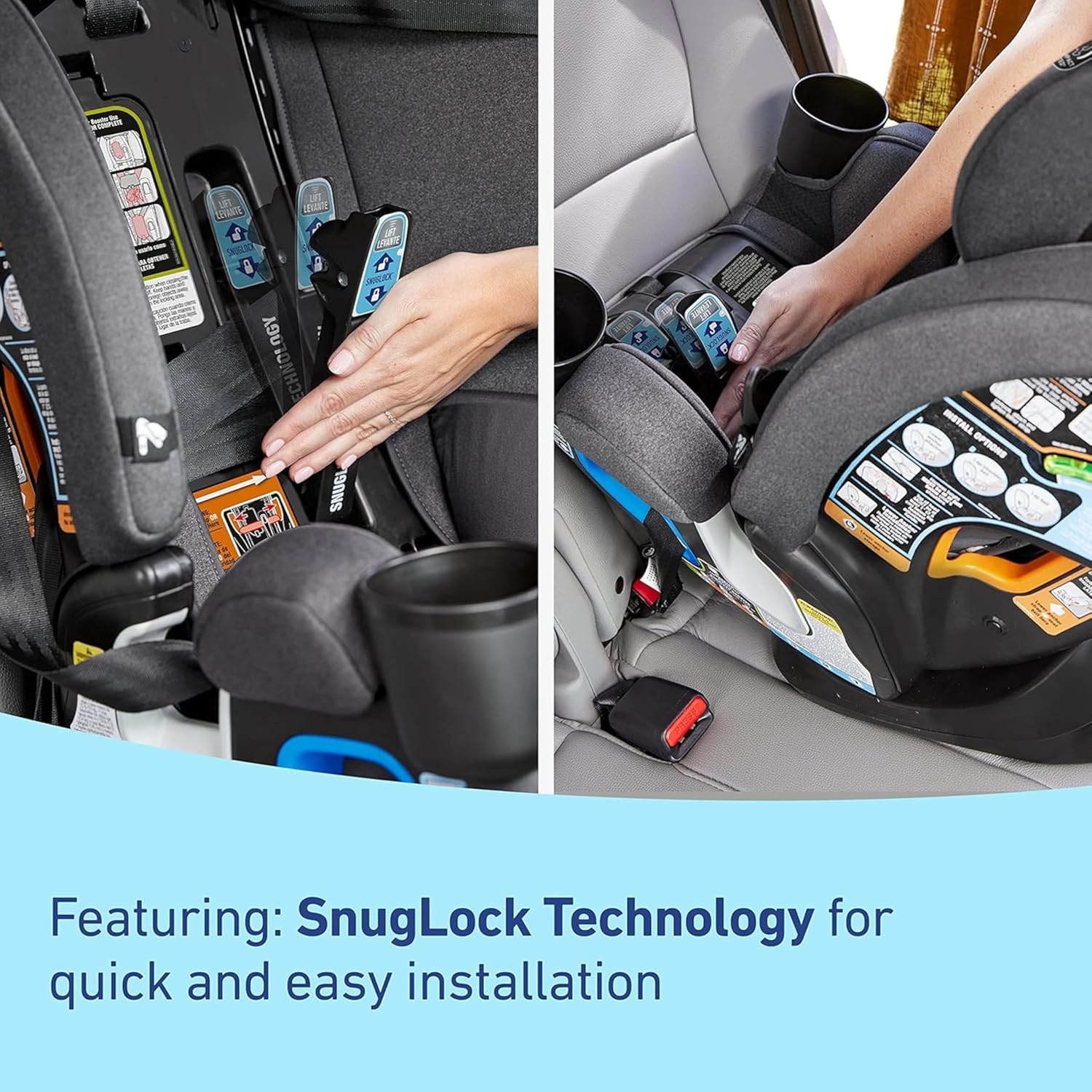 4Ever DLX 4-in-1 Car Seat, Charlie | Infant to Toddler Car Seat, with 10 Years of Use | Rear-Facing, Forward-Facing and Booster Modes | Safe, Comfortable and Convenient(5-in-1/Harrison)