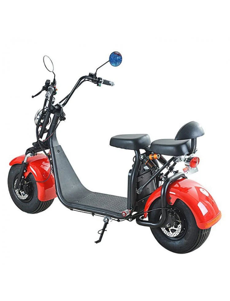 Fanco CITY COCO RANGE 2 AUTONOMIE 110 KM 1500 WATTS 40AH HOMOLOGUéE ROUTE(Rouge)
