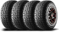 Set of 4 (FOUR) AT All Terrain 265/70R17 115T SUV Tire - 265/70/17(Tire Only)(LT245/75R16(10PR))